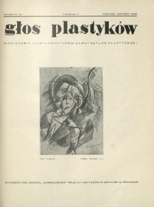 Głos Plastyk&oacute;w : miesięcznik ilustrow. poświęcony sztuce plastycznej. 1938 R.5 Nr8-12