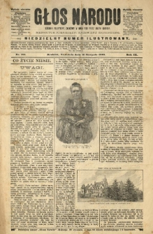 Głos Narodu. 1901.08.11 R.9 Nr181