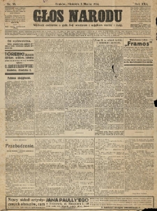 Głos Narodu. 1914.03.08 R.22 Nr55