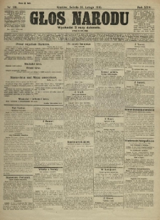 Głos Narodu. 1916.02.26 R.24 Nr101. Wydanie poranne