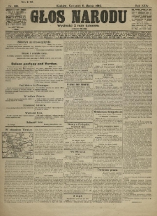 Głos Narodu. 1916.03.09 R.24 Nr123. Wydanie poranne