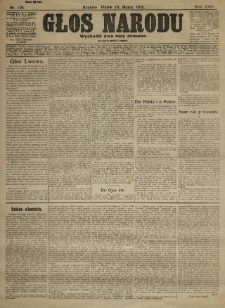 Głos Narodu. 1916.03.10 R.24 Nr126. Wydanie popołudniowe