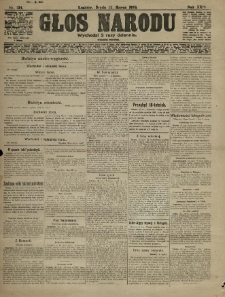 Głos Narodu. 1916.03.15 R.24 Nr134. Wydanie poranne