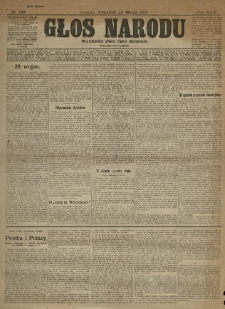Głos Narodu. 1916.03.23 R.24 Nr150. Wydanie popołudniowe