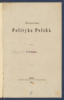Naturalna polityka Polski.