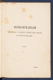 Pokutnicy : poemat.