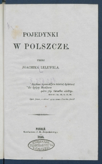 Pojedynki w Polszcze.