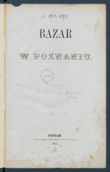 Bazar w Poznaniu.