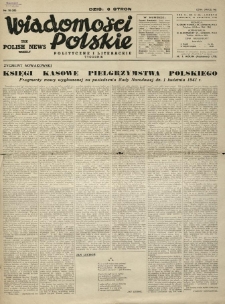 Wiadomości Polskie Polityczne i Literackie. 1941.04.20 R.2 Nr16