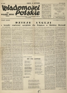 Wiadomości Polskie Polityczne i Literackie. 1941.05.18 R.2 Nr20