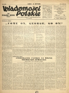 Wiadomości Polskie Polityczne i Literackie. 1941.08.17 R.2 Nr33