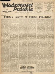 Wiadomości Polskie Polityczne i Literackie. 1941.09.07 R.2 Nr36