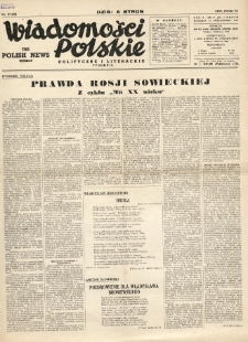Wiadomości Polskie Polityczne i Literackie. 1941.10.12 R.2 Nr41