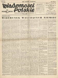Wiadomości Polskie Polityczne i Literackie. 1941.12.14 R.2 Nr50