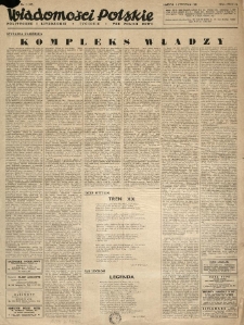 Wiadomości Polskie Polityczne i Literackie. 1943.01.03 R.4 Nr1