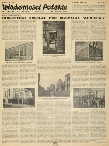 Wiadomości Polskie Polityczne i Literackie. 1943.03.21 R.4 Nr12
