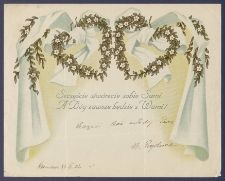 Telegram życzeniowy : Szczęście stw&oacute;rzcie sobie sami a B&oacute;g zawsze będzie z wami! [DZS 966 III]