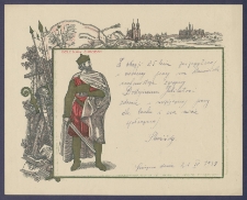 Telegram patriotyczny : Bolesław Chrobry 1025-1925