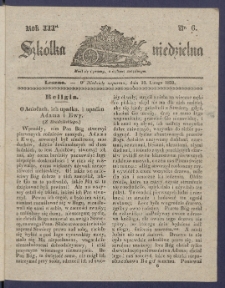 Szk&oacute;łka Niedzielna : [pismo czasowe poświęcone włościanom]. 1839, R. 3 nr 6