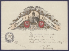 Telegram patriotyczny : Honor i Ojczyzna