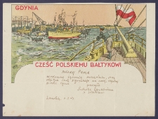 Telegram patriotyczny : Gdynia: cześć polskiemyu Bałtykowi