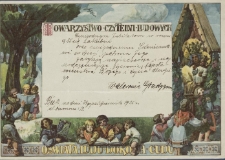 Telegram patriotyczny : Oświata ludu dokona cudu