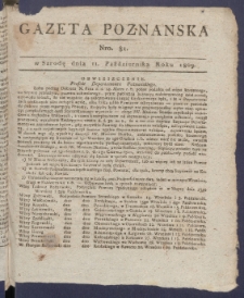Gazeta Poznańska R. 1809, nr 81