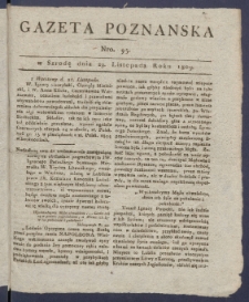 Gazeta Poznańska R. 1809, nr 95