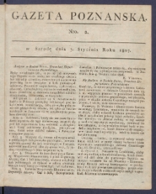 Gazeta Poznańska R. 1807, nr 2