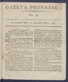 Gazeta Poznańska R. 1807, nr 49