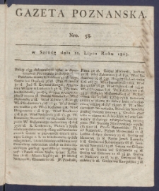 Gazeta Poznańska R. 1807, nr 58