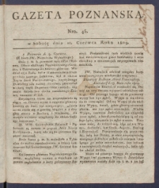 Gazeta Poznańska R. 1809, nr 46