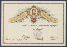 Telegram patriotyczny. Incipit: Szczęść Boże Młodej Parze [DZS 2249 III]