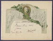 Telegram patriotyczny : Henryk Sienkiewicz