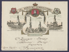 Telegram patriotyczny : Cel narodowy i dobroczynny