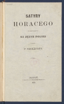 Satyry Horacego.