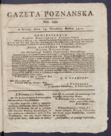 Gazeta Poznańska R. 1814, nr 100