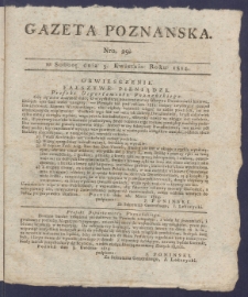Gazeta Poznańska R. 1814, nr 29