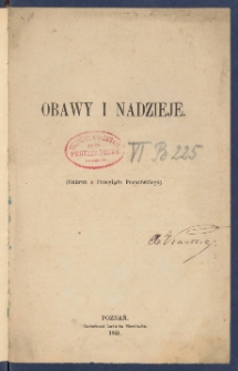 Obawy i nadzieje.
