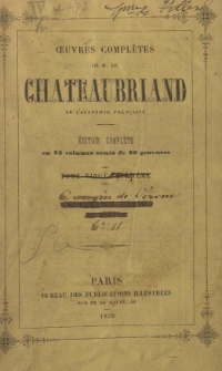 Le congr&egrave;s de V&eacute;rone, L'essai sur la litt&eacute;rature [T.2]