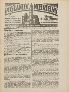 Posłaniec Niedzielny: organ Parafii św. Stanisława BM w Mieście Ostrowie Archidiec. Poznańskiej 1932.10.23 R.6 Nr43
