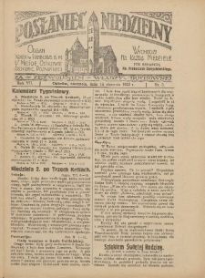 Posłaniec Niedzielny: organ Parafii św. Stanisława BM w Mieście Ostrowie Archidiec. Poznańskiej 1933.01.15 R.7 Nr3
