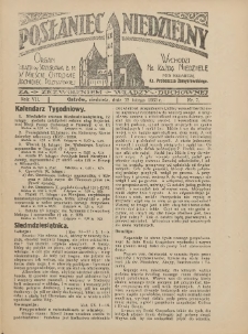 Posłaniec Niedzielny: organ Parafii św. Stanisława BM w Mieście Ostrowie Archidiec. Poznańskiej 1933.02.12 R.7 Nr7