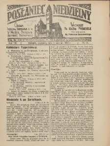 Posłaniec Niedzielny: organ Parafii św. Stanisława BM w Mieście Ostrowie Archidiec. Poznańskiej 1933.08.06 R.7 Nr32