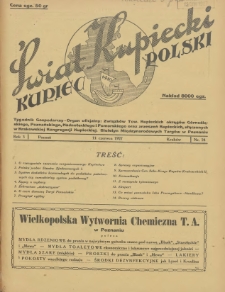 Świat Kupiecki : tygodnik gospodarczy : organ zrzeszeń kupieckich, złączonych w Związkach Towarzystw Kupieckich (...) 1927.06.11 R.3 Nr 24