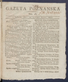 Gazeta Poznańska R. 1810, nr 16