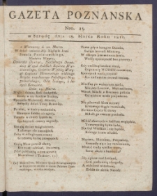 Gazeta Poznańska R. 1810, nr 25