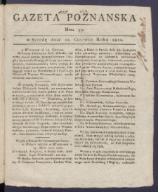 Gazeta Poznańska R. 1810, nr 49