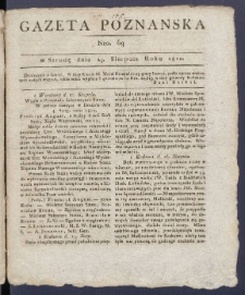 Gazeta Poznańska R. 1810, nr 69