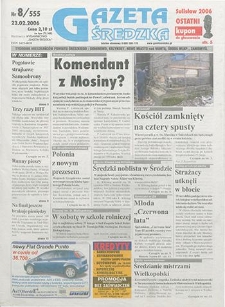Gazeta Średzka 23.02.2006 Nr8/555